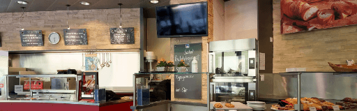 Unser Bistro ein beliebter Treffpunkt