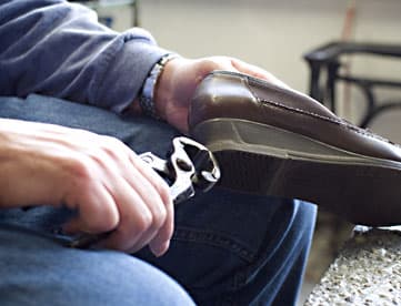 Unsere Schuhmacherei